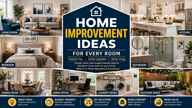 29 Genius Home Improvement Ideas for Every Room