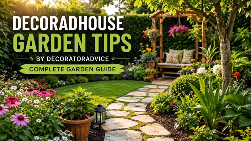 Decoradhouse Garden Tips by DecoratorAdvice